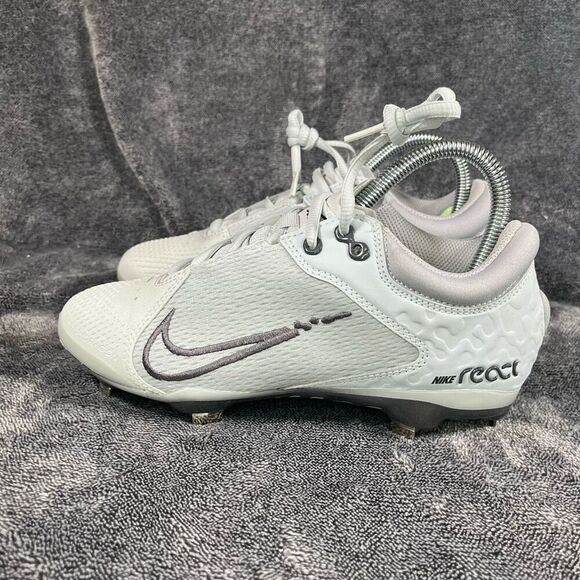 New Nike Hyperdiamond 4 Pro Womens React Softball Cleats White size 6 - Picture 1 of 8